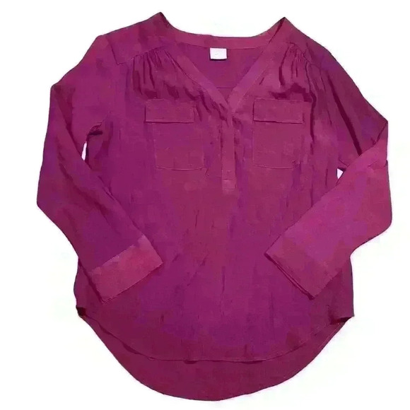 Matilda Jane Good Hart Baneberry Tunic Top Size Large Lightweight Casual Pockets - Picture 1 of 5